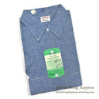1960's DEADSTOCK BIGMAC PENNEYS CHAMBRAY S/S SHIRTS ... L