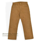 1970's CARHARTT BROWN DUCK WORK PANTS... W31/L27