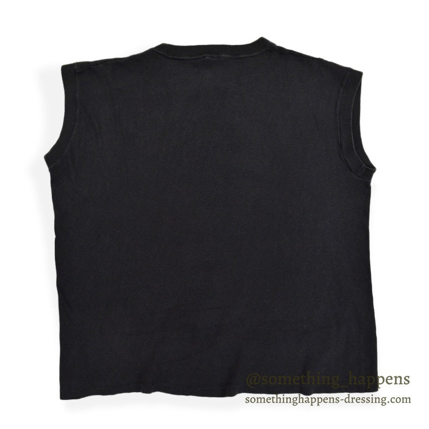 〜1980's FANTASY TWISTED SISTER パキ綿 SLEEVELESS SHIRT ... L