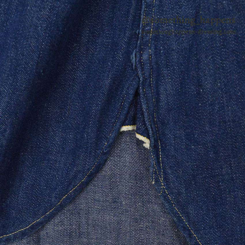 1950's Lee DENIM WESTERN SHIRT... 16 MEDIUM