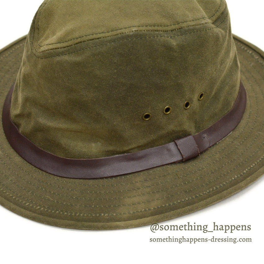 OLD FILSON TIN CLOTH PACKER HAT...XL