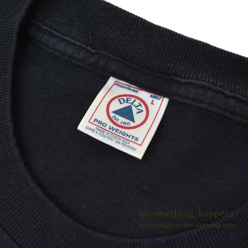 1990's〜 DELTA HAPPY CAMPER SMILE PRINT T-SHIRT ... L