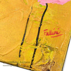 ART FLOWERS ACRYLIC PAINTING CANVAS '28 ... 20.5cm/20.5cm
