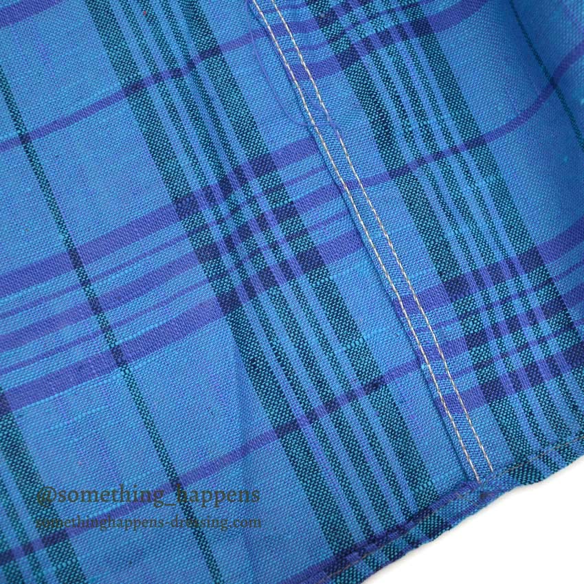 1960's DEADSTOCK SIR WALTER COTTON PLAID L/S SHIRT ... MEDIUM