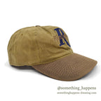 ~1990's REMINGTON OILED COTTON GAME CAP TAN...