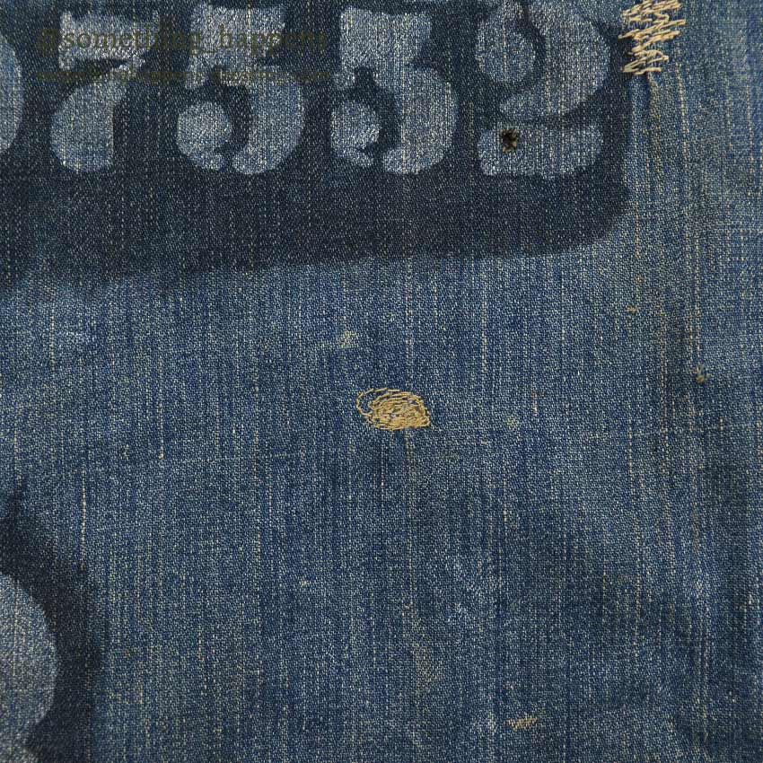 1940's USARMY WW2 DENIM LAUNDRY BAG STENCIL FADED...