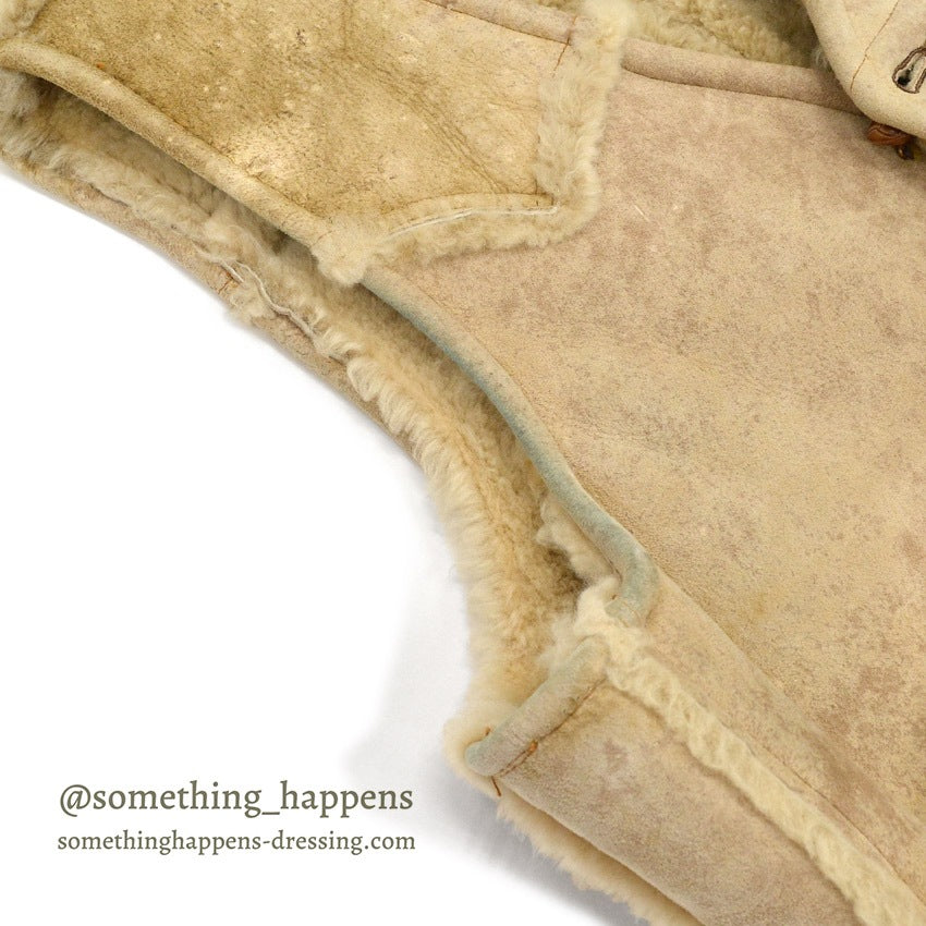 1970's SCHOTT SHEARLING VEST...42
