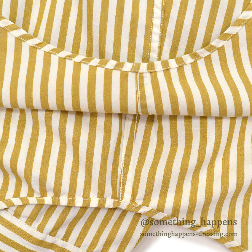 1980's BANANA REPUBLIC SAFARI & TRAVEL STRIPE SHIRT ... M