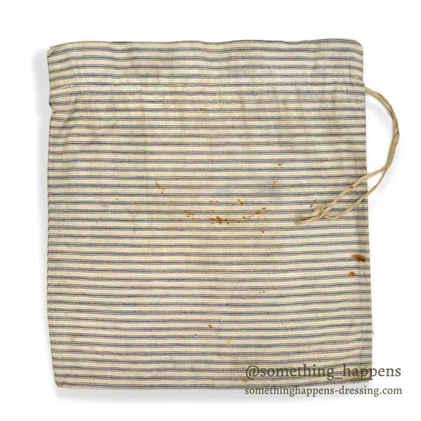 1910's~ WW1 ERA AMERICAN RED CROSS STRIPE DITTY BAG...