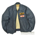 1950's McGREGOR FORD DRAG RACING NYLON ANTI-FREEZE JACKET GRAY... 38