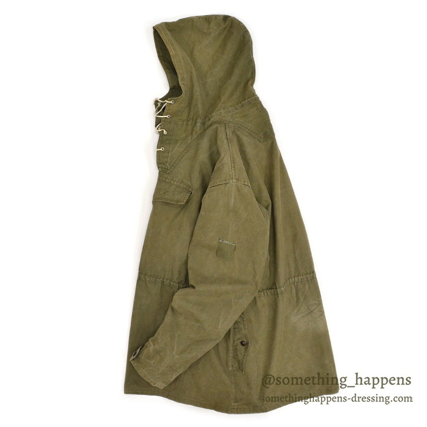 BULGARIAN MILITARY COTTON CANVAS PULLOVER PARKA...