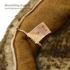 1980's~ BICK HAND MADE SHEARLING HAT MINT...L