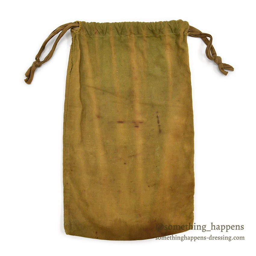 1910's~ WW1 ERA AMERICAN RED CROSS COTTON DITTY BAG US FLAG PATCH...