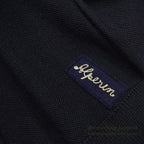 1940's CHAMPION 'P' DARK NAVY WOOL CARDIGAN COAT ... Fits like XL