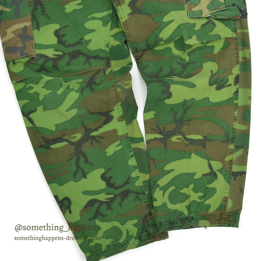 1970's USARMY ERDL MIX LEAF PANTS... MEDIUM-REGULAR