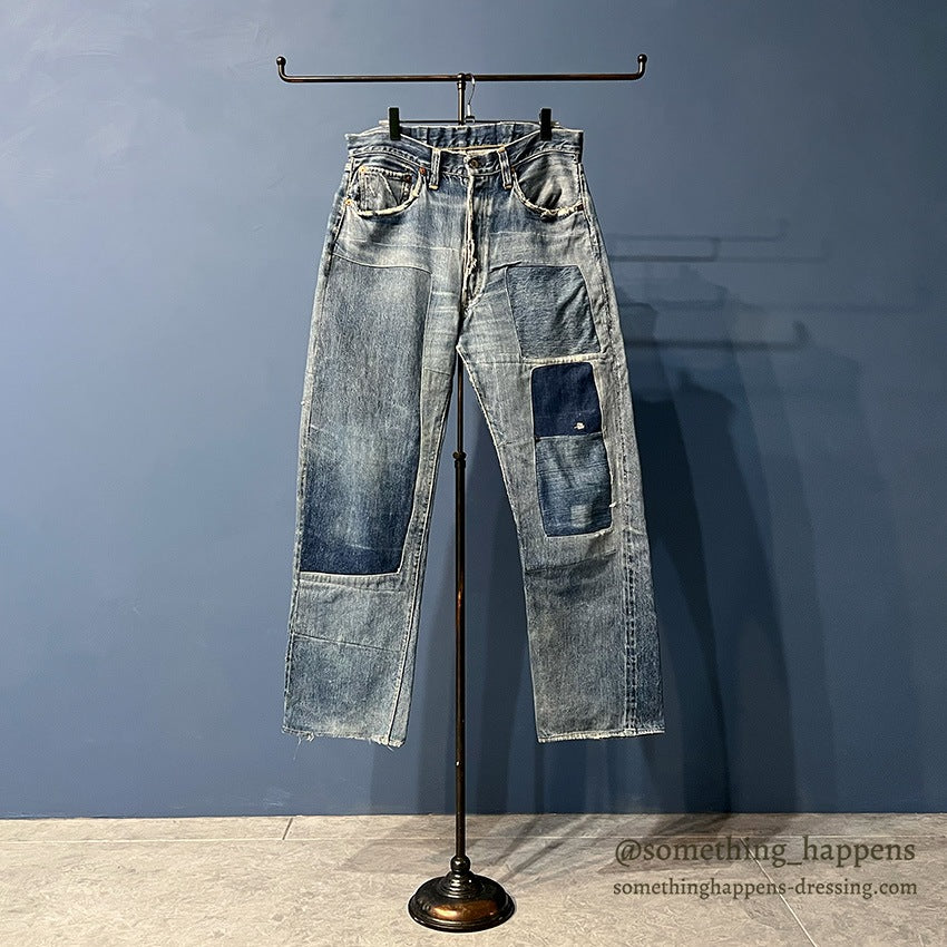 1950's LEVI'S 501XX PATCHWORK... W32/L30