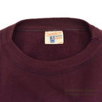 1940's~ CHAMPION CREWNECK BLANK SWEAT SHIRT MAROON ... LARGE