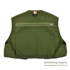 1980's COLUMBIA FISHING VEST OLIVE ... SMALL