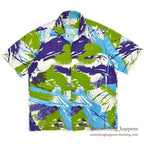 1970's SEARS ABSTRACT PRINT S/S SHIRT ...