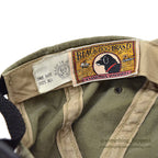 1990's BLACK DOG BRAND DOG EMBROIDERY TWO TONE CAP...