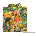 1970s~ ROSS SUTHERLAND Gauguin ART PRINT S/S SHIRT ... M