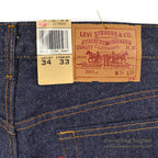 1990's DEADSTOCK Levi's 501 DENIM PANTS Made in USA... W34/L33