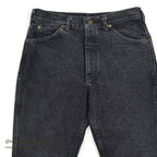 1980's Lee 200 BLACK DENIM PANTS...W33/L30
