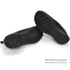 LLBEAN COMFORT BLACK LEATHER MOC SHOES ... 8 MEDIUM