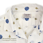 ~1960's ARROW GEOMETRIC PRINT S/S SHIRT 2 ... MEDIUM