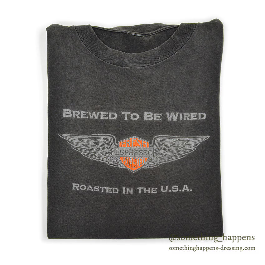 1990's ESPRESSO ROASTED IN THE USA COFFEE SHOP T-SHIRT...
