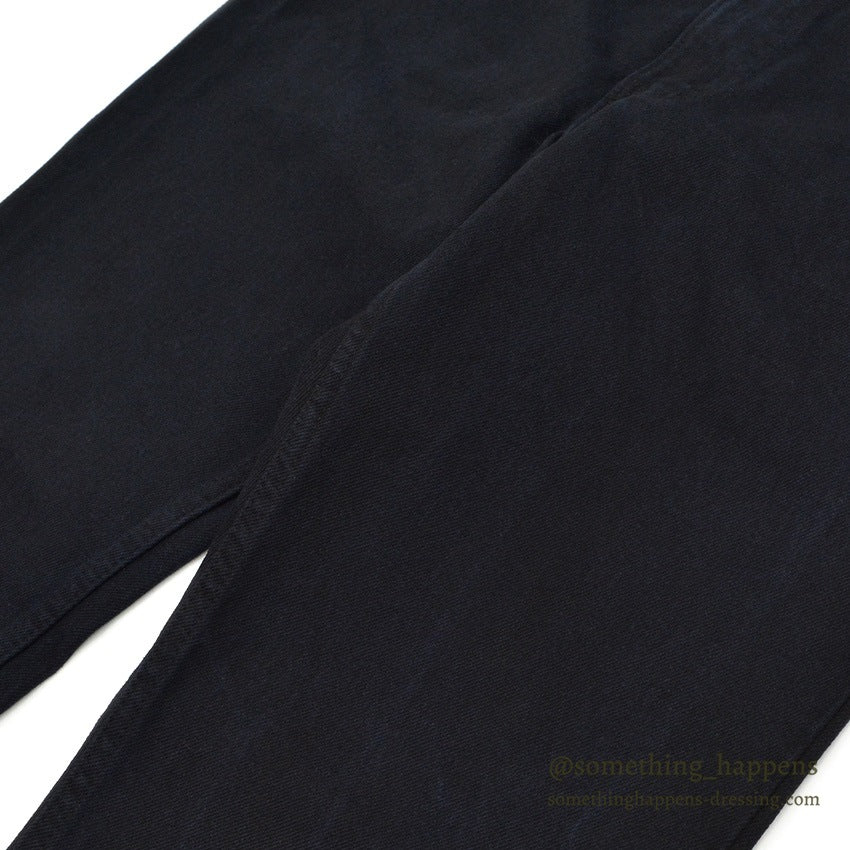 1980's DEADSTOCK Levi's 508 BLACK DENIM PANTS... W34/L34