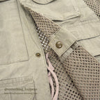 1980's BANANA REPUBLIC SAFARI MESH VEST...M