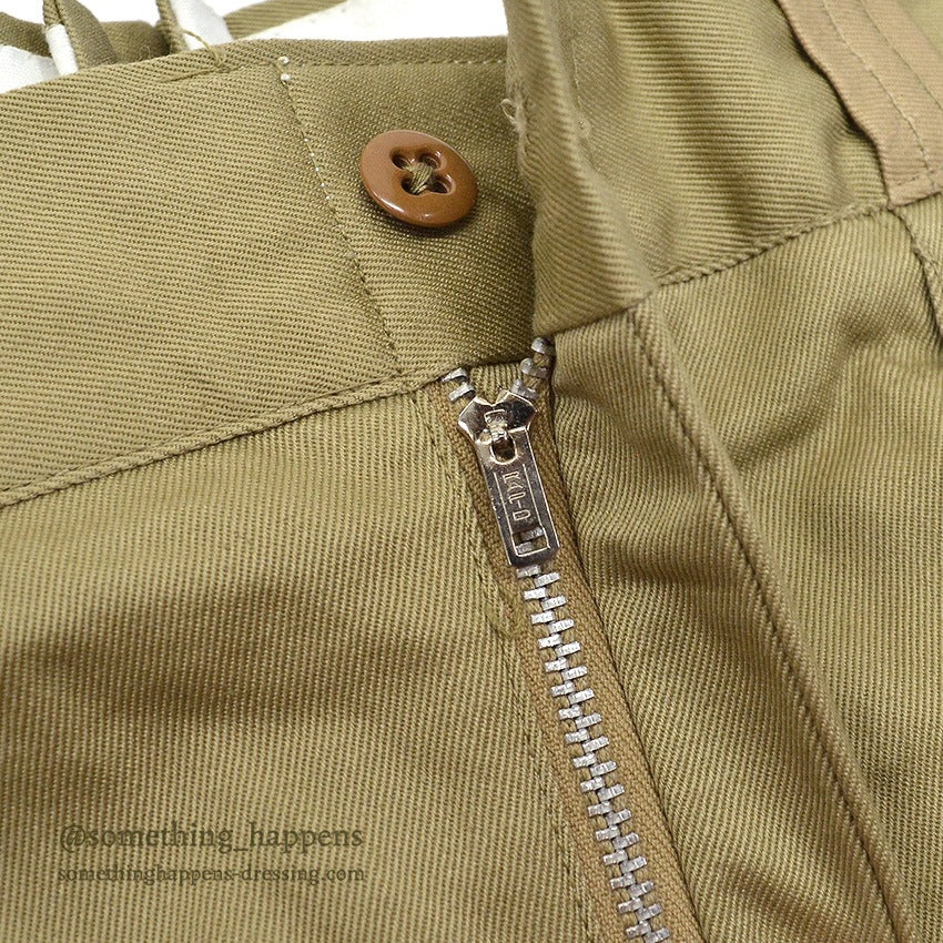 1950's DEADSTOCK U.S.ARMY SHORTS, MEN'S, COTTON, UNIFORM TWILL 2 ... W34