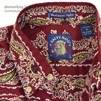 1990's GANT SALTY DOG BANDANA PATTERN B/D SHIRT...M