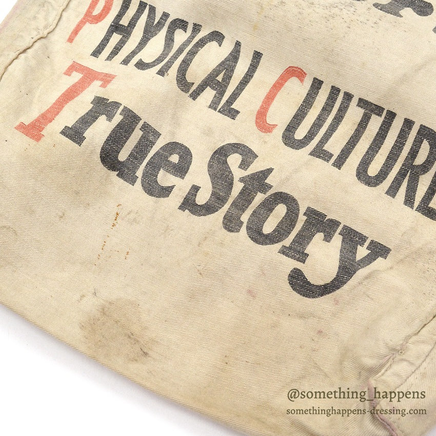 1930's~ LIBERTY PHYSICAL CULTURE TRUE STORY MAGAZINE DELIVERY BAG ...