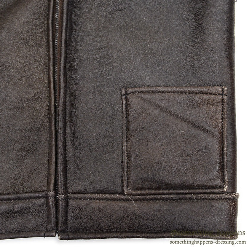 1970's~ THE SHEEP SHACK MOUTON SHEARLING VEST...