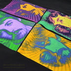 1990's~ GILDAN SELF-PORTRAIT ART GRAPHIC T-SHIRT ... XL