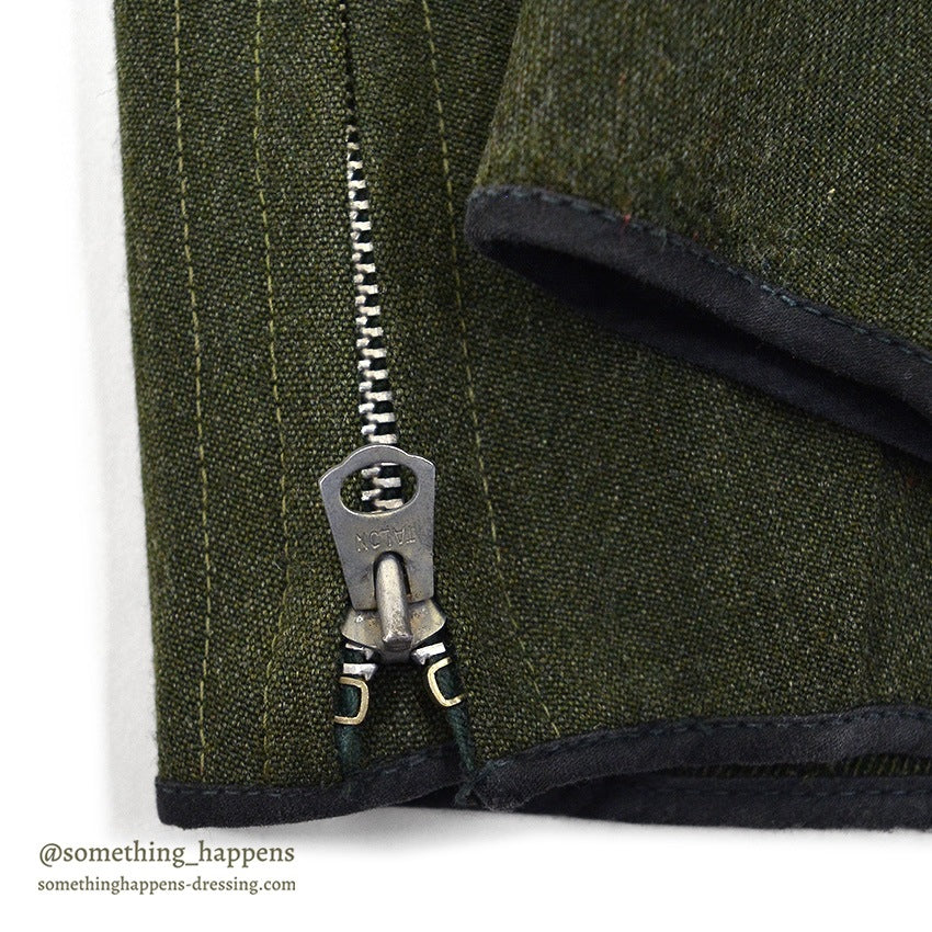 1950's LLBEAN UNUSUAL HUNTING PANTS OLIVE DRAB... W33/L28