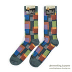 BALLSTON KNIT Merino Wool × Nylon Multi Color Socks ... 2 pairs set