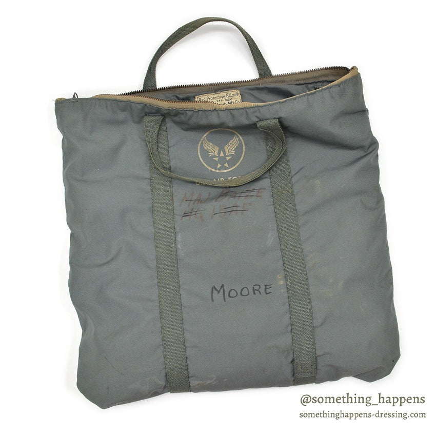 1950's USAF BAG, PROTECTIVE, HELMET...