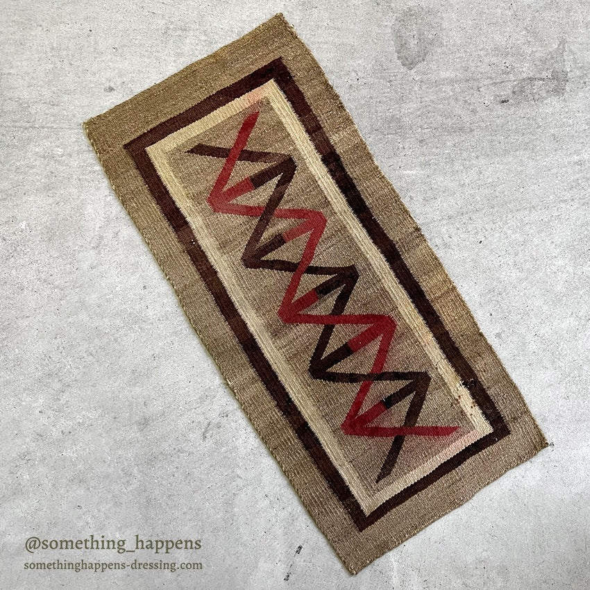 c.1940's NAVAJO RUG RUNNER...88cm/41cm