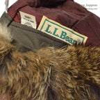 1980's LLBEAN NORTH KING NATURAL RABBIT FUR CAP...L