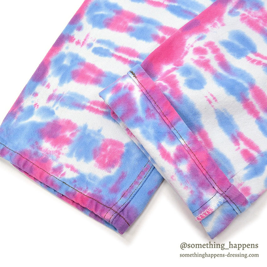 ~1990's Levi's 505 BONE TIE DYE DENIM PANTS ... W33/L31
