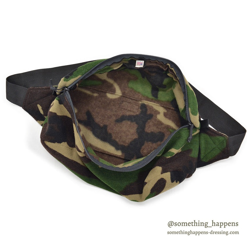 1980's~ LLBEAN STALKER FLEECE CAMO LUMBER PACK...