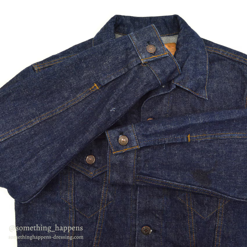 1970's Levi's 70505 small-e DENIM JACKET DARK... 40