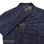 1970's Levi's 70505 small-e DENIM JACKET DARK... 40