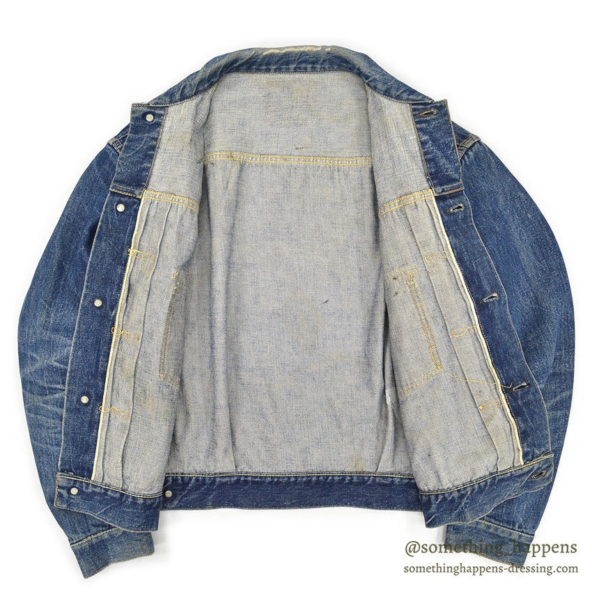 1950's LEVI'S 507XX TYPE2 DENIM JACKET ... Fits like 44