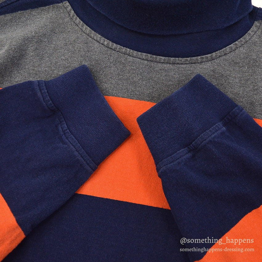 1980's~ GAP STRIPE COTTON TURTLE L/S TEE ... L