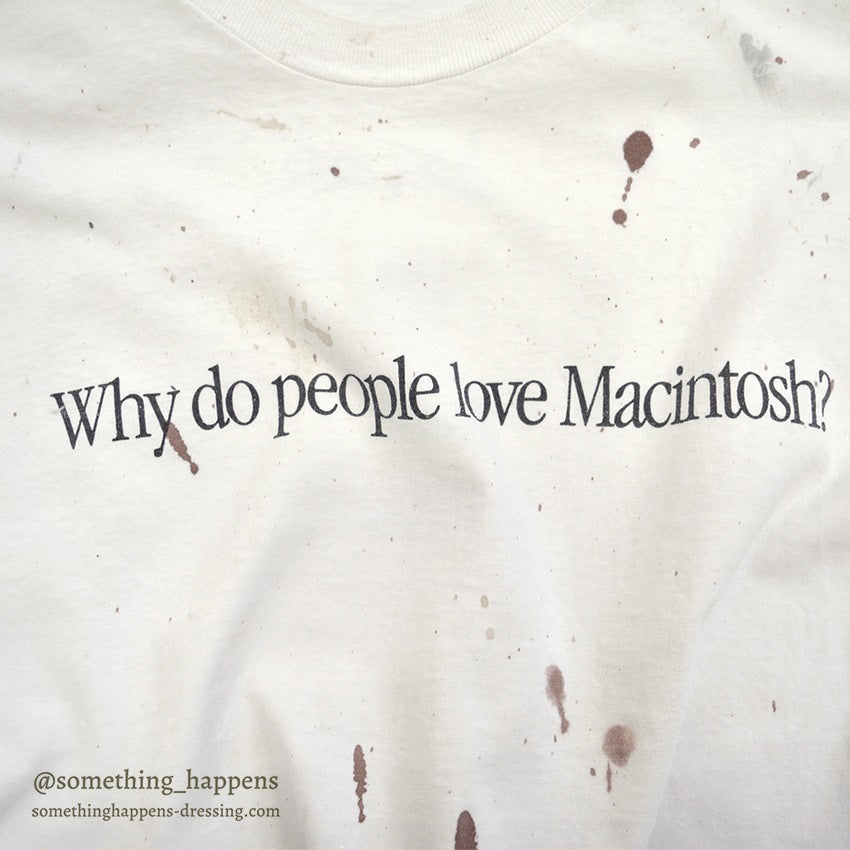 1990's ONEITA APPLE WHY DO PEOPLE LOVE MACINTOSH T-SHIRT... XL