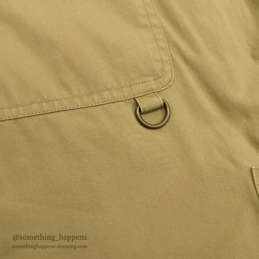 1980's~ LLBEAN COTTON POPLIN SAFARI JACKET...